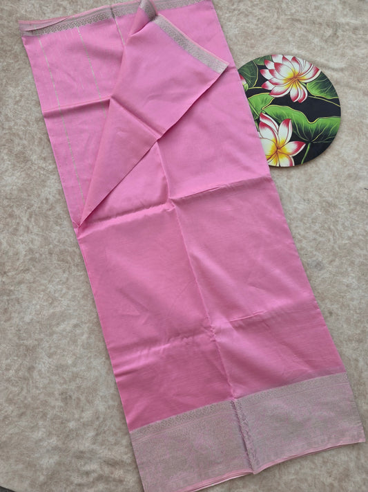 Premium semi mangalagiri pattu saree - MS7