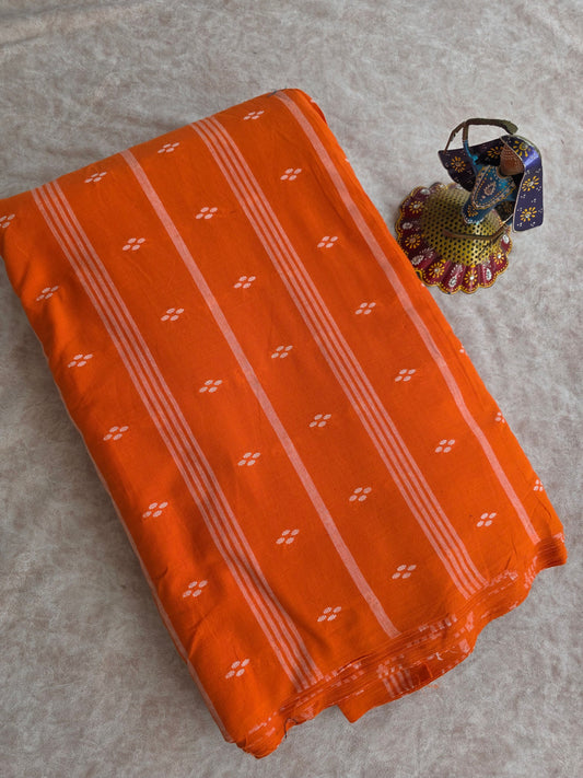 Pure handloom cotton running material (2.5 mtrs) - HM9
