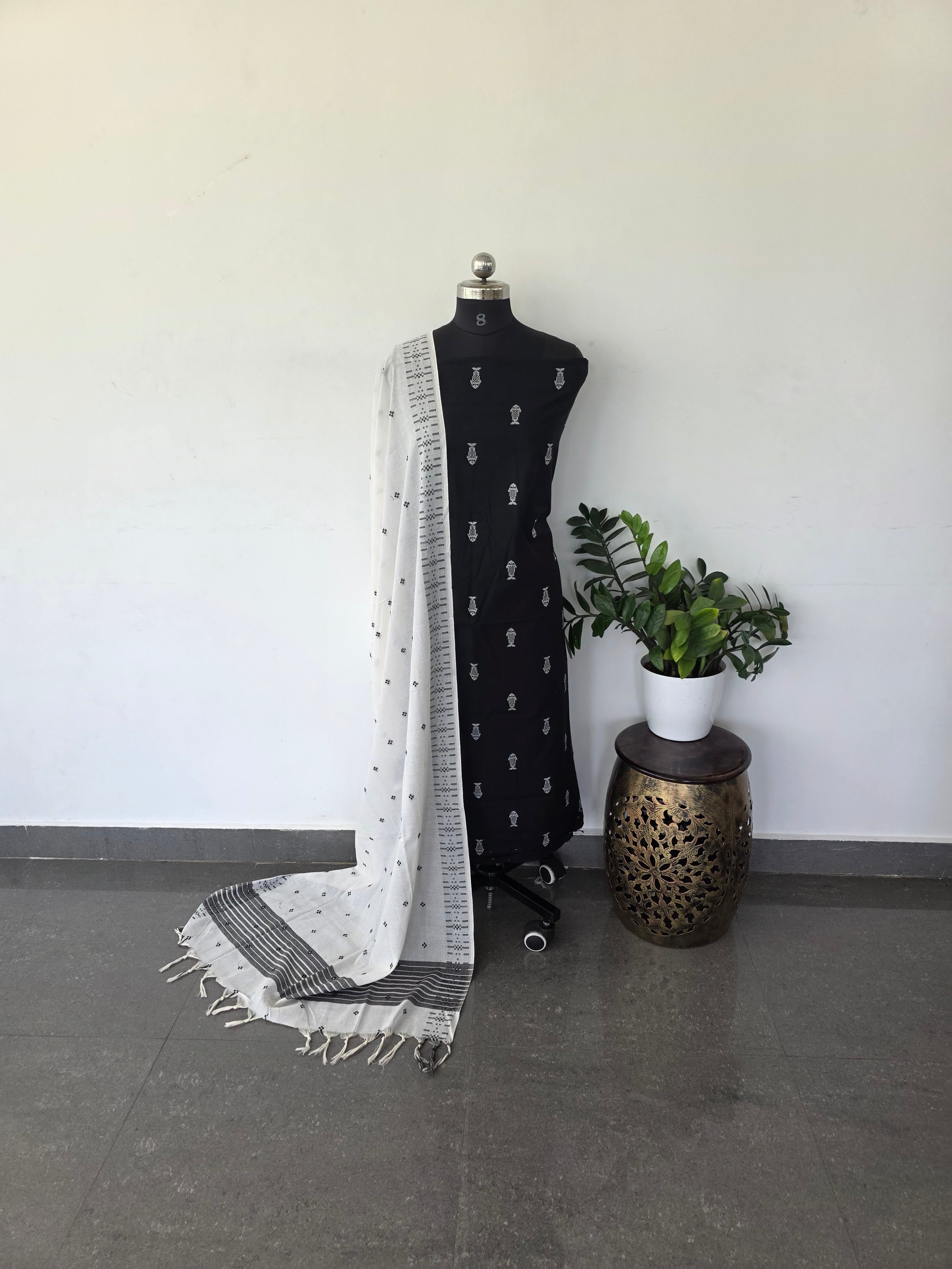 Mul handloom cotton set - 13