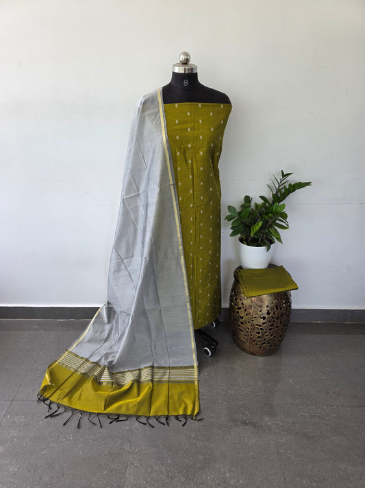 Soft silky set - green