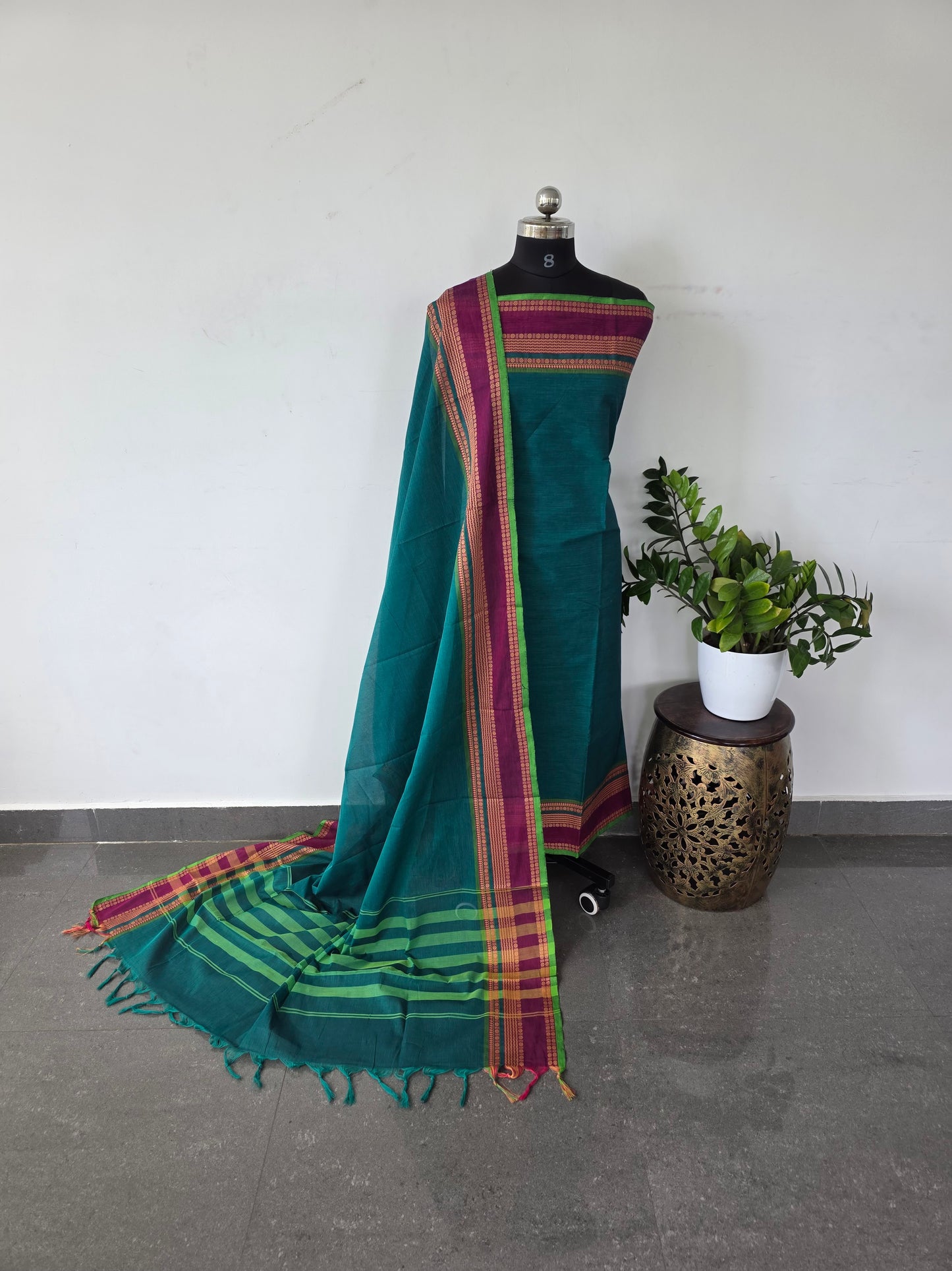 Premium Kanchi cotton set ( 2 pc set ) - KC2