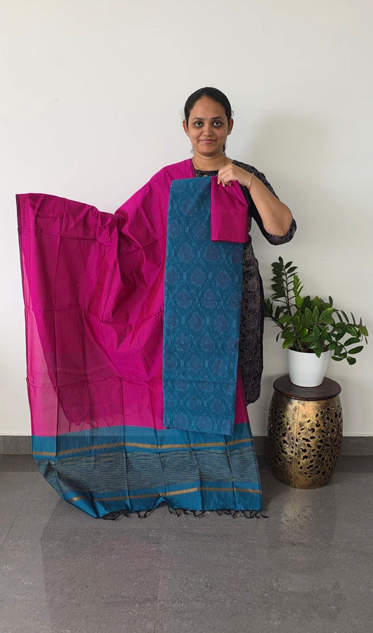 Pochampally sico full ikkat set - SD97