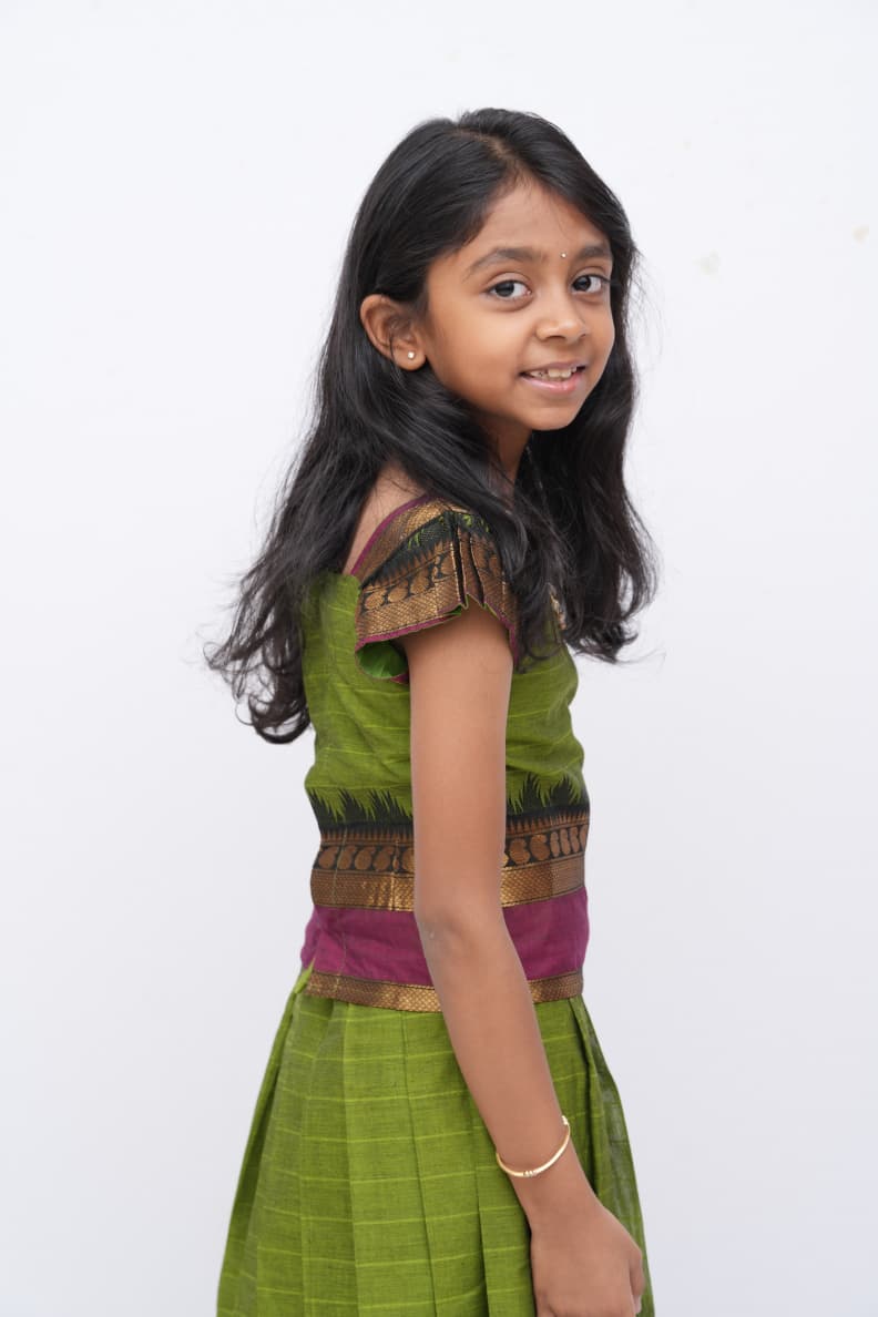 Chettinadu Cotton Pavadai Set - C2