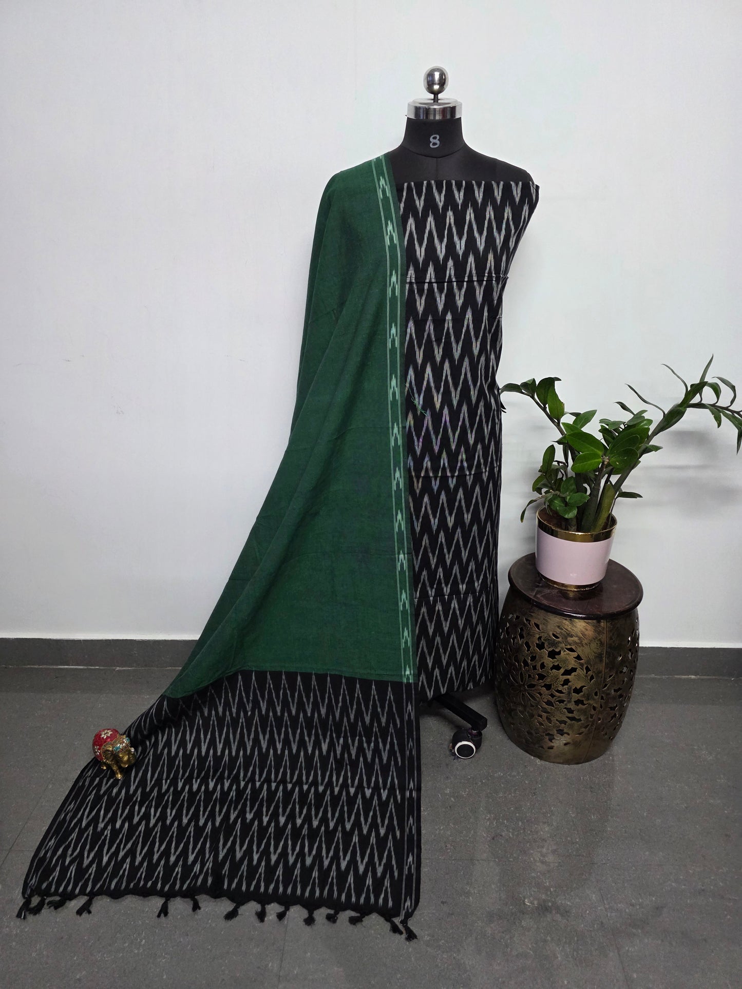 Pochampally ikkat cotton set - KK219