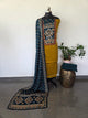 Kutch mirror work satin cotton set-SA4
