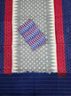 Ikkat cotton with Handloom Mercerised ikkat duppatta - WW861