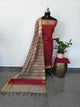Banarasi silk set with mangalagiri border-DW16