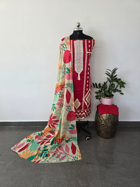 Regular/office wear satin cotton salwar set - BF72