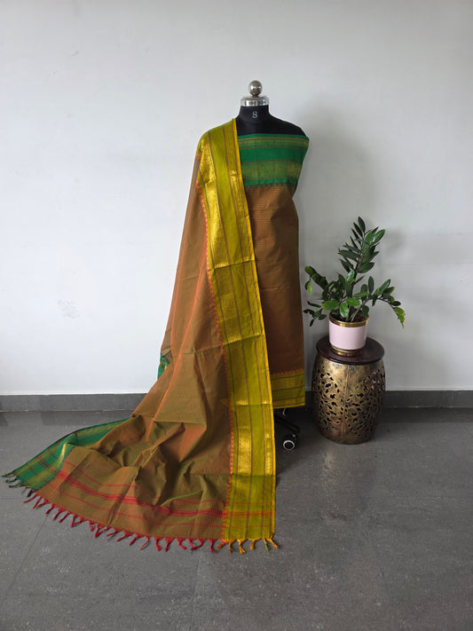 Premium korvai chettinadu cotton set  - KU69