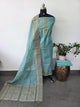 Premium silk cotton jamdhani set-AV366
