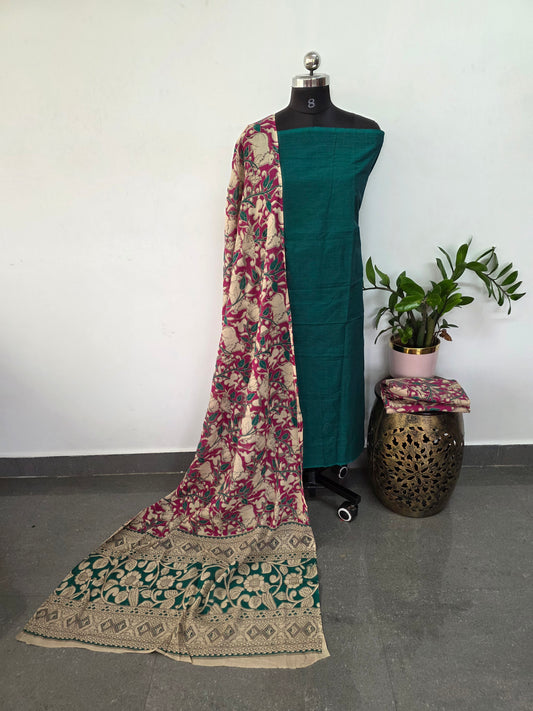 Authentic pure kalamkari cotton set - AK197