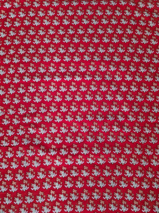 Jaipuri pure cotton running material (0.5 mtrs)-JA304