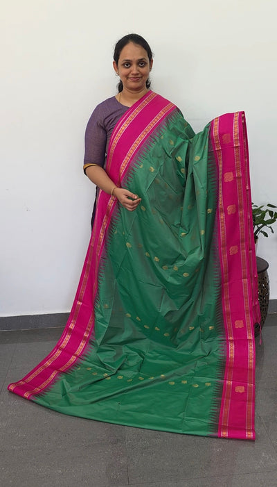 Gadwal semi soft silk saree - GS80