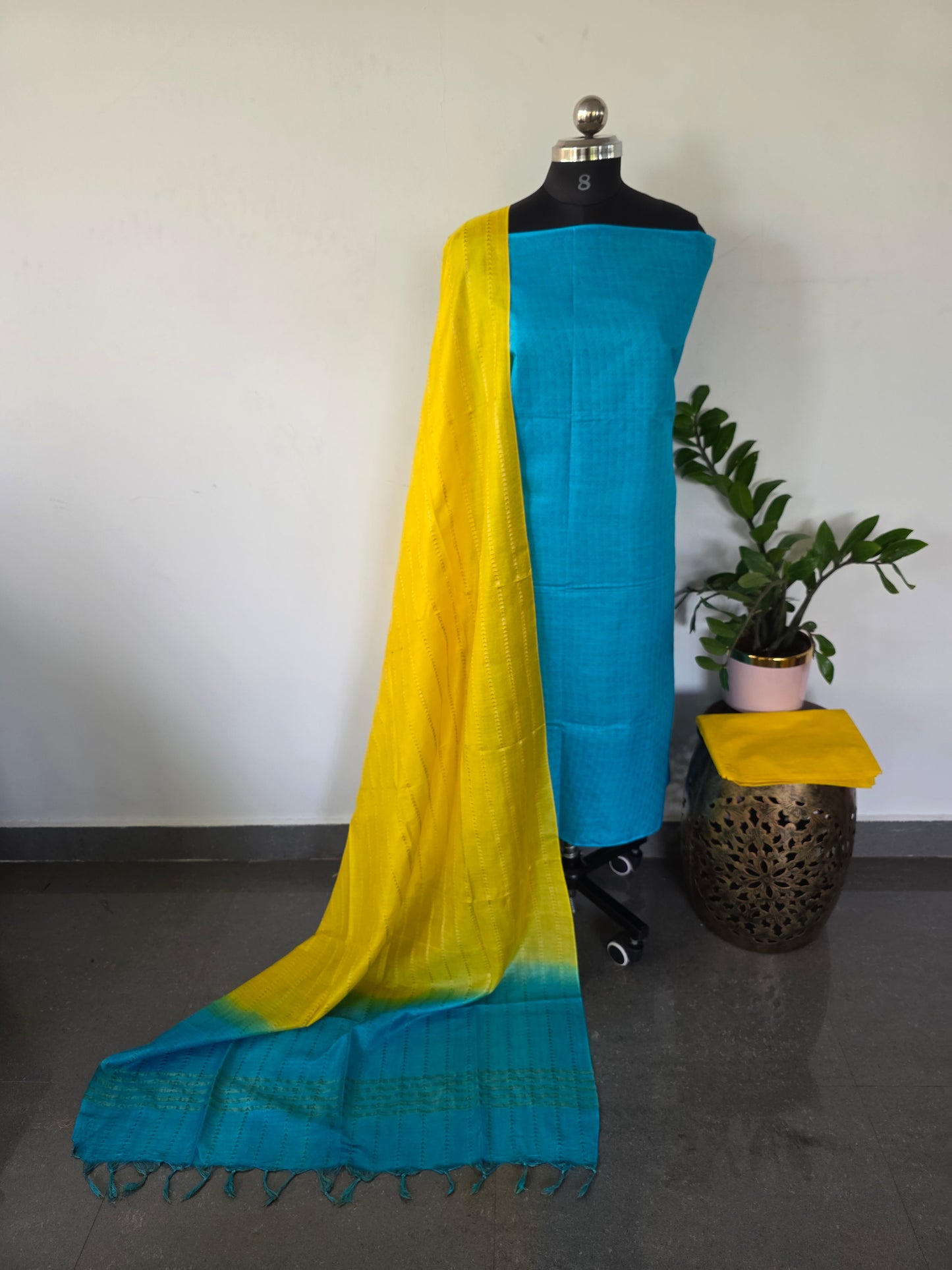 Bhagalpuri katan silk set - BA178