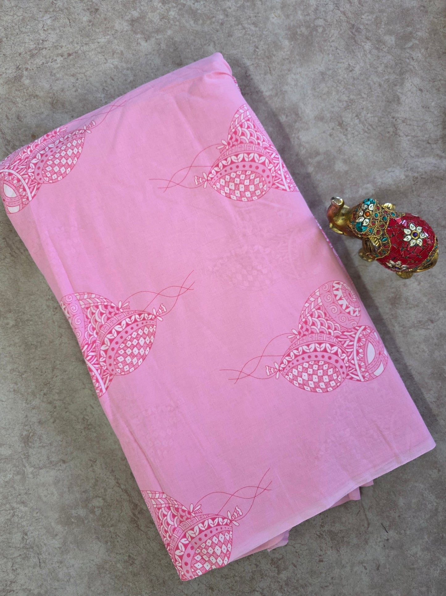 Jaipuri pure cotton running material -JA958