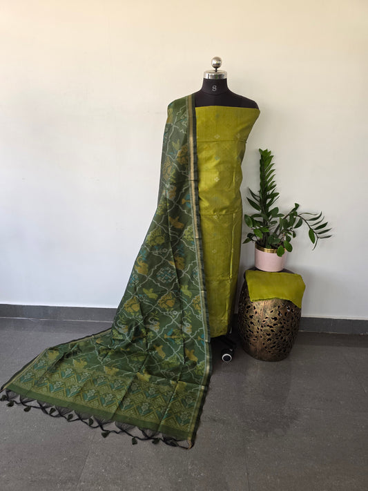 Premium silk cotton patola set - PCP1