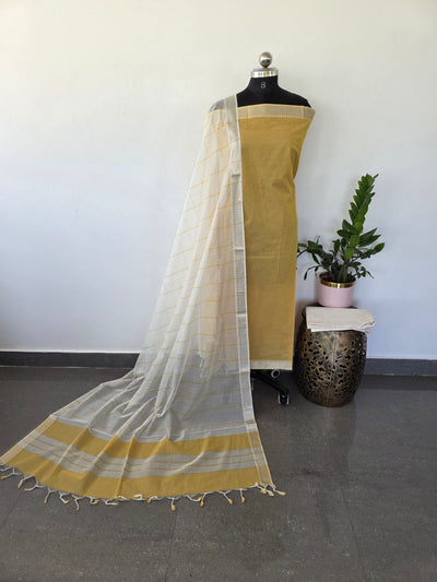 Mangalagiri cotton set with zari border - MAA72