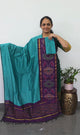 Pochampally sico set with ikkat damn -SD432