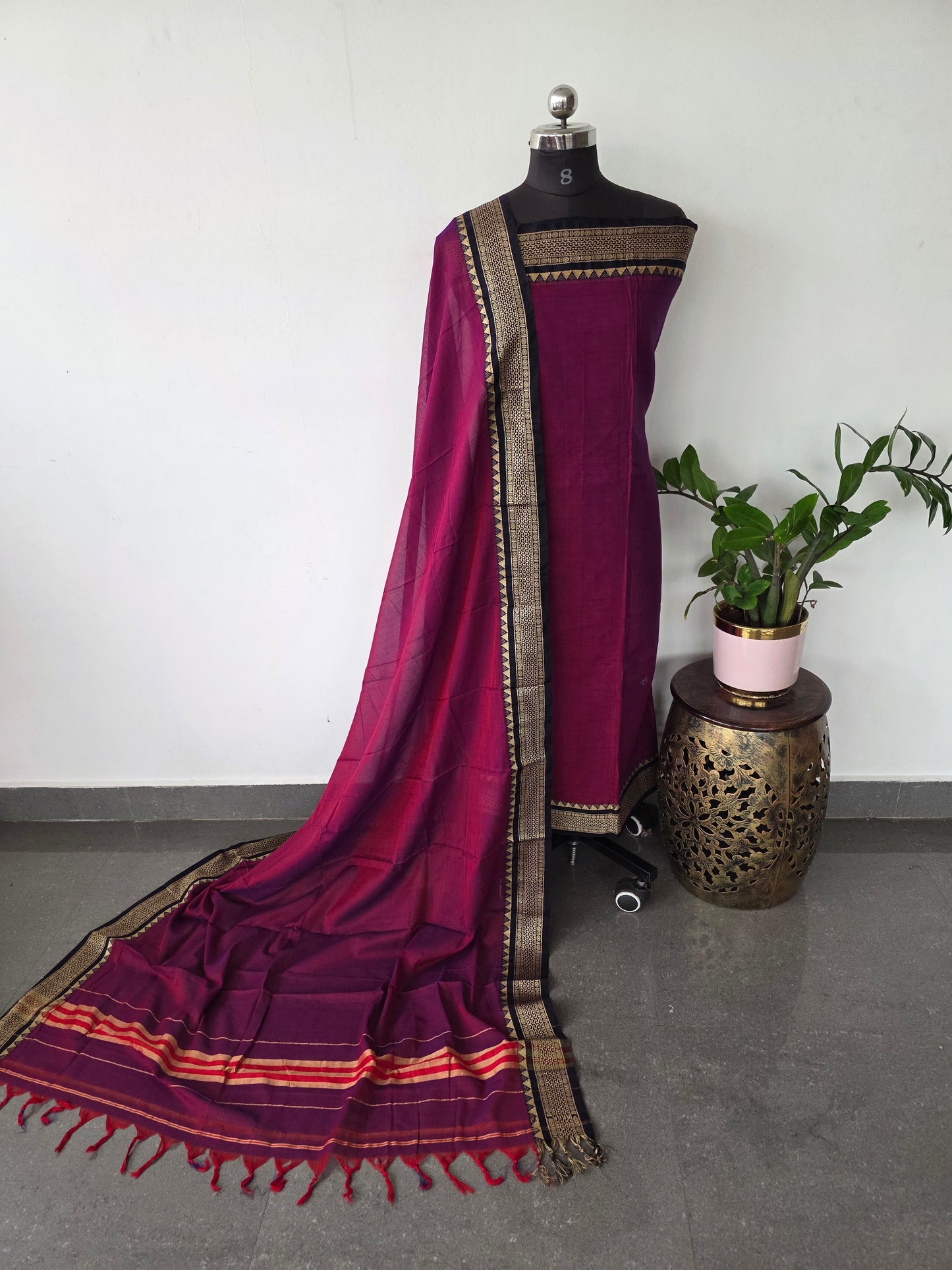 Mercerised narayanapet salwar set (4.5 meters)- NA505