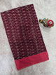 Mercerised warp ikkat saree - WW201