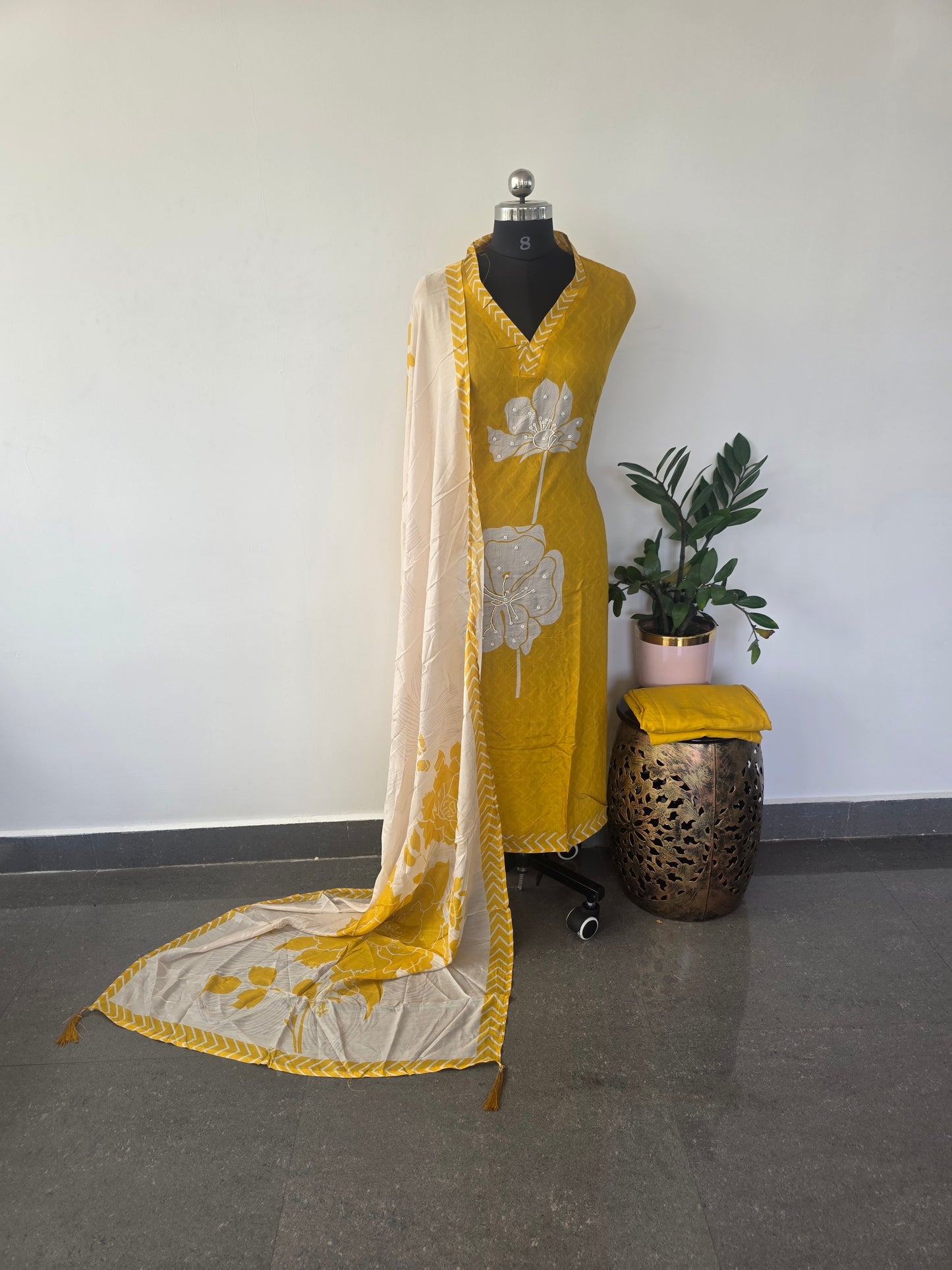 Viscose muslin silk set - VM6