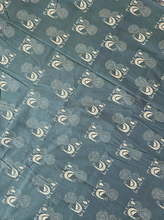 Jaipuri pure cotton running material (0.5mtrs) - JR10