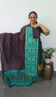 Pochampally sico set with ikkat damn -SD445