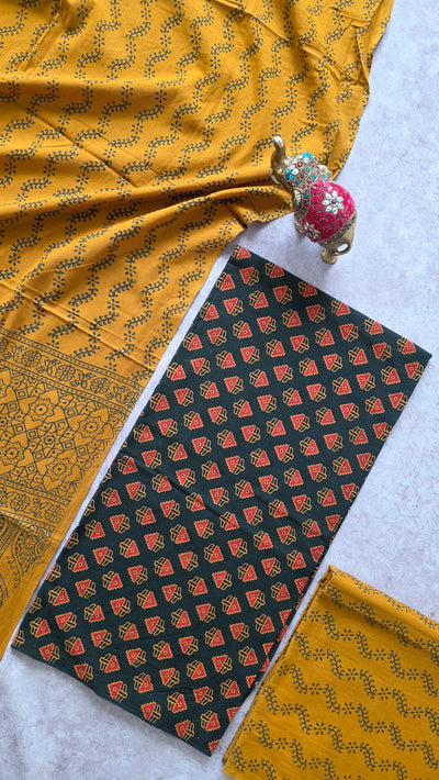 Heavy Ajrakh cotton set - VC76