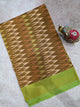 Mercerised warp ikkat saree - WW271