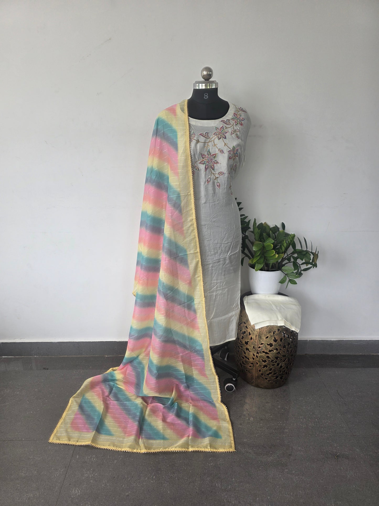 Premium silk cotton set -300