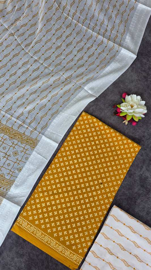 Heavy ajrakh cotton set - AL41