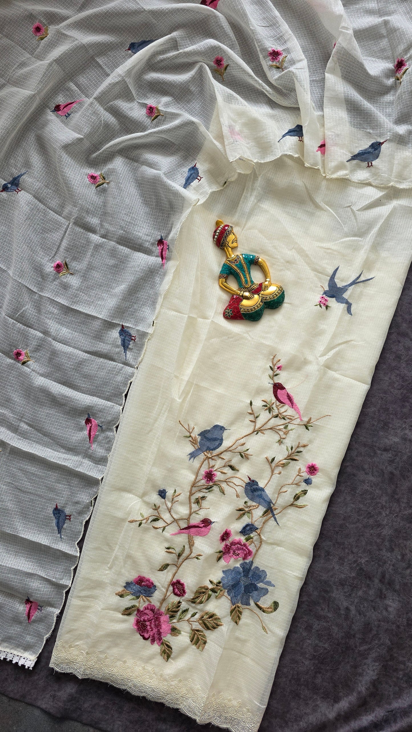 Embroidery Kota salwar set - KV42