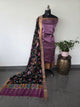 Handloom mangalagiri pattu with penkalamkari duppatta -MP19