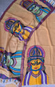 Handcrafted Kalahasthi Penkalamkari bangalore silk set - KH74