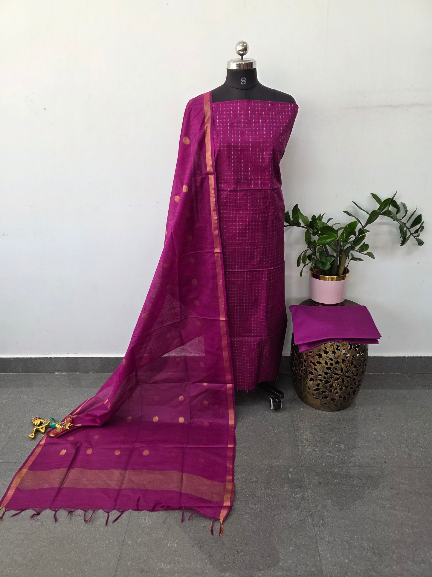 Bhagalpuri katan weaving set - BA543