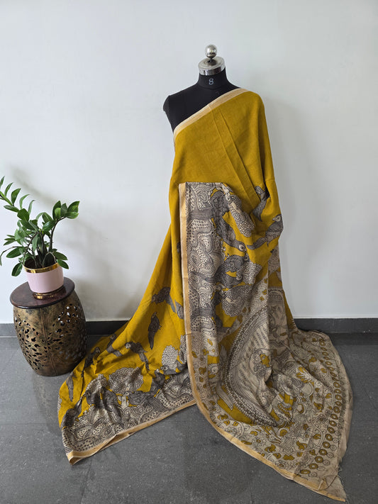 Authentic Kota kalamkari saree - AK150