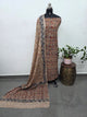 Handblock pure kalamkari cotton set (2 pc set) - AK520