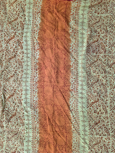 Handblock georgette salwar set -GE127