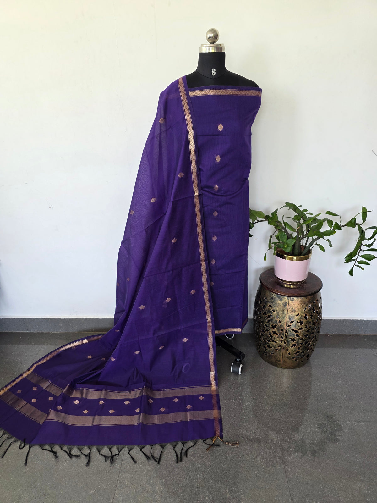 Semi Maheshwari silk salwar set-SM267