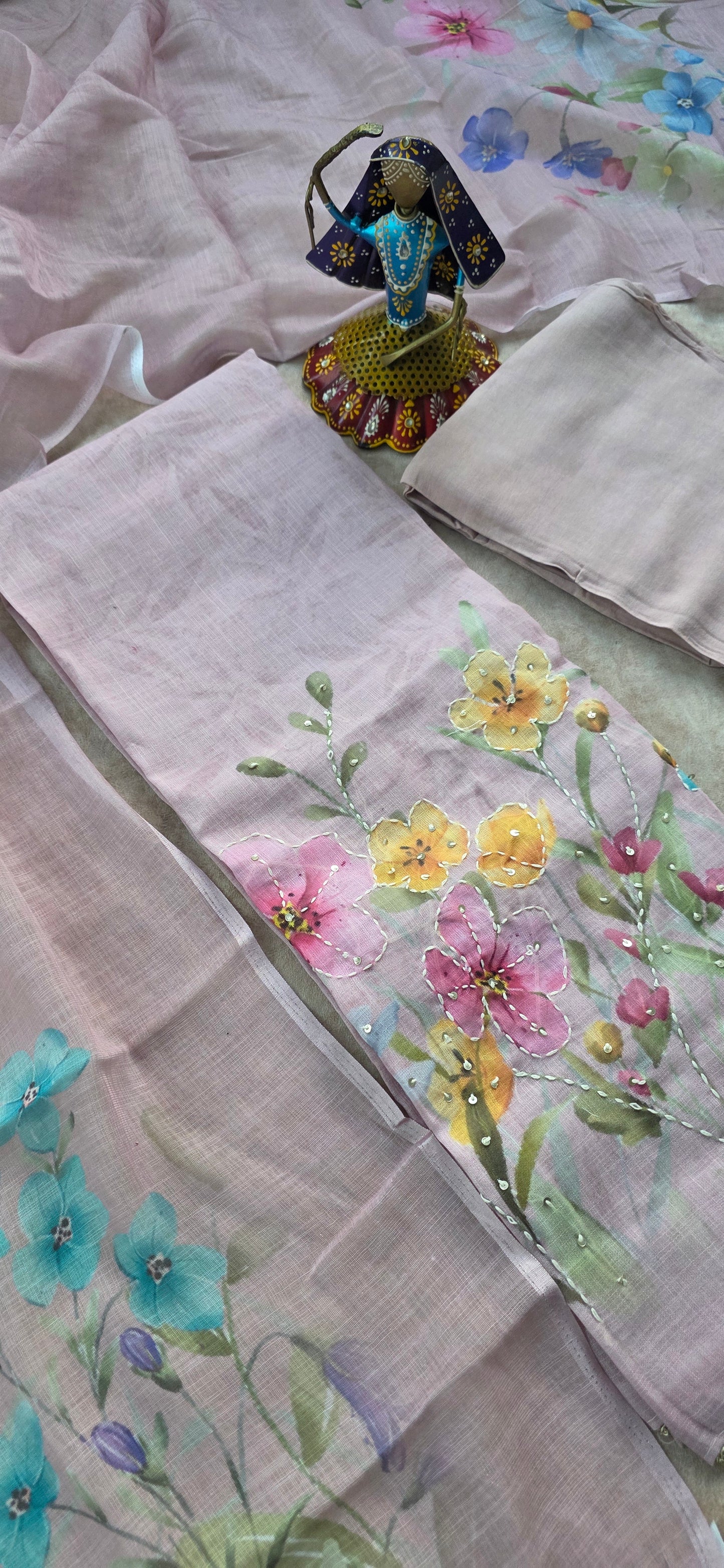 Premium fancy linen cotton set - LC1