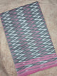 Mercerised warp ikkat saree - WW218
