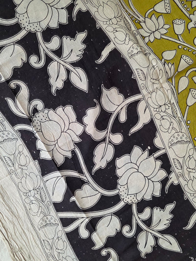 Pure Kalamkari Cotton Salwar Set (2.5 Metres) - Ak359