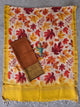 Handloom mangalagiri silk top with pure mangalagiri digital silk shawl - ML37
