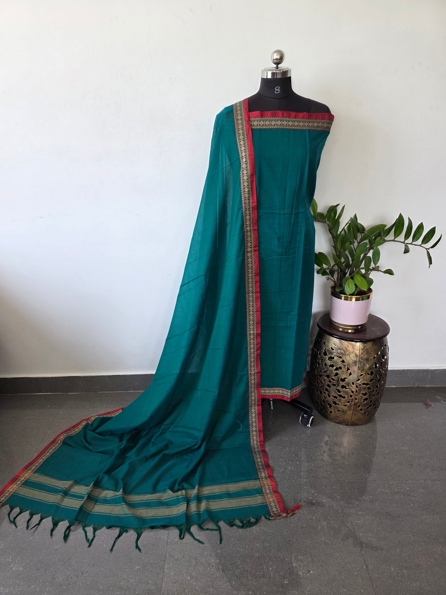 Mercerised  narayanapet salwar set  (4.5 meters)- NA342