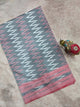 Mercerised warp ikkat saree - WW255