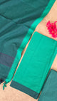 Pure handloom cotton with temple border - H34