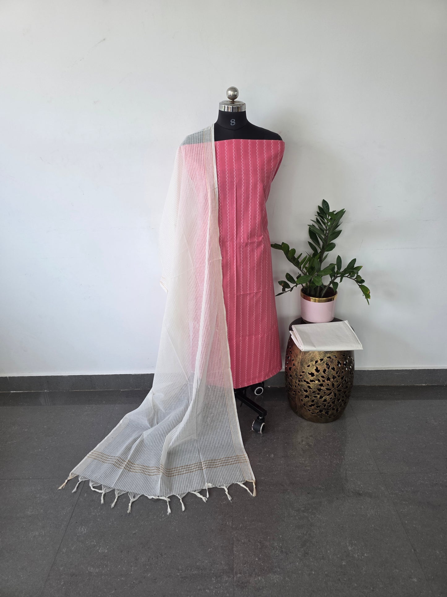 Pure handloom cotton set  - WH25