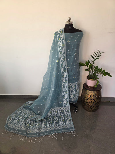 Jamdhani silk cotton set - FQ7
