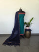 Pure handloom cotton with kanchi border set - HA30