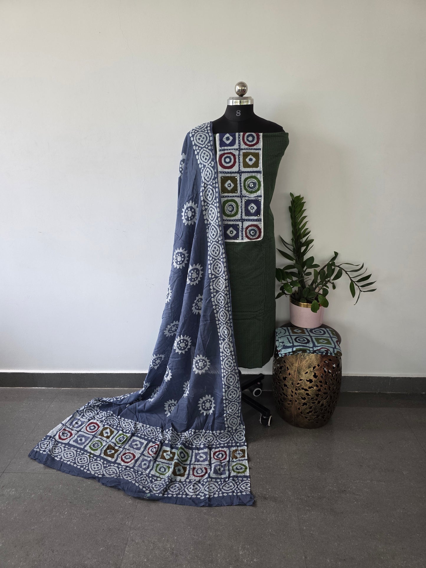 Kantha batik cotton set - BA90